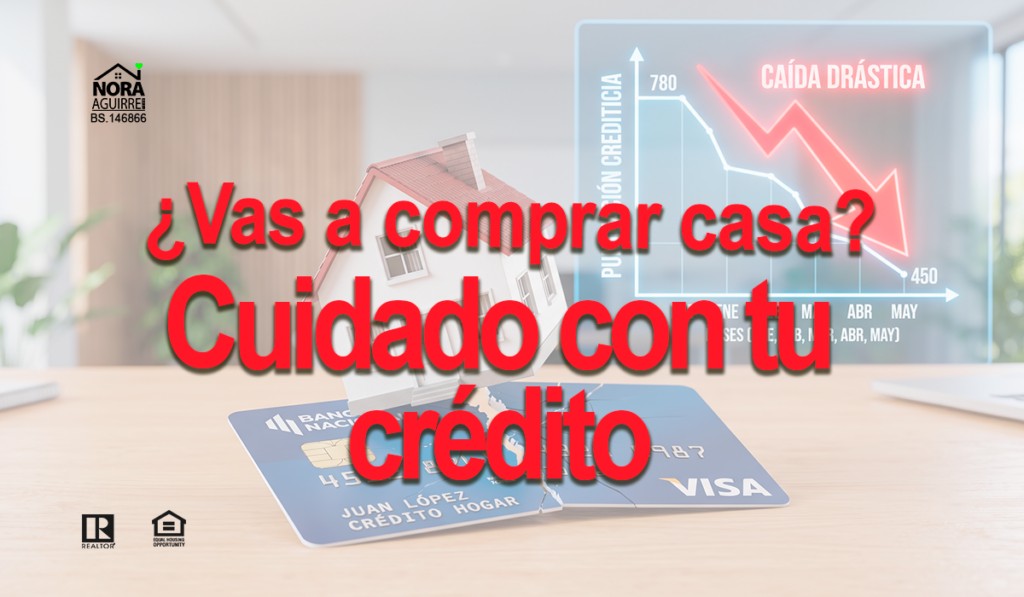 no cierres cuentas para comprar casa