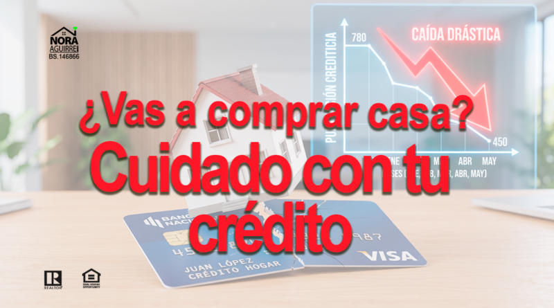 no cierres cuentas para comprar casa