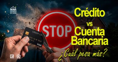 credito o cuenta bancaria cual pesa mas