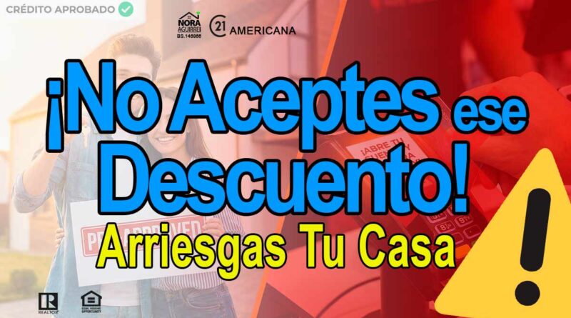 no saques una tarjeta nueva arriesgas tu casa