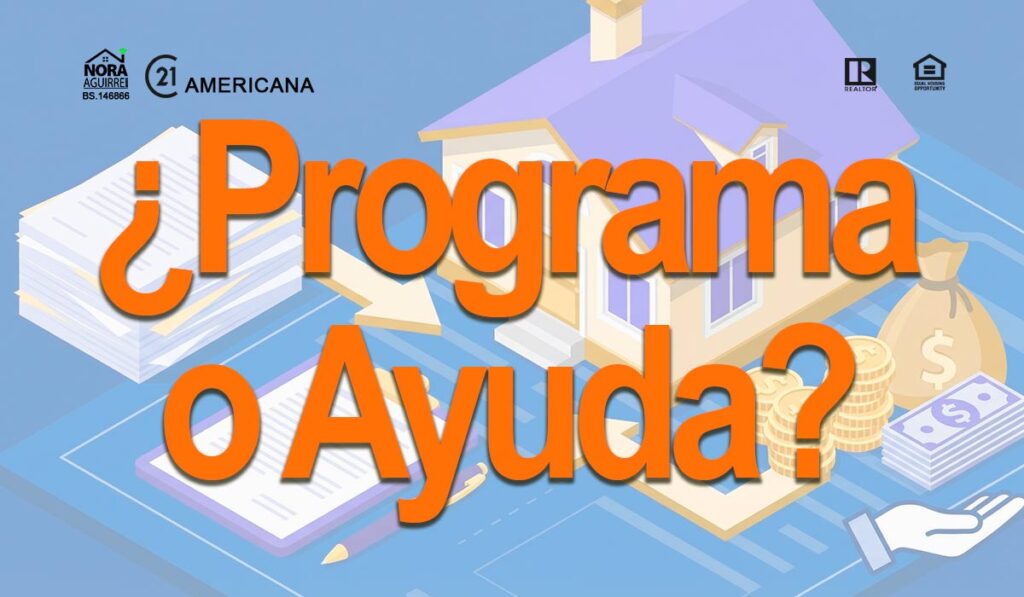 programa no es lo mismo que ayuda para comprar casa