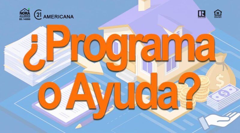 programa no es lo mismo que ayuda para comprar casa