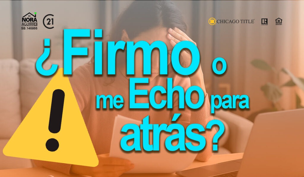¿Puedo arrepentirme de la compra de casa en el momento del cierre? 2 arrepentirme de compra de casa al final