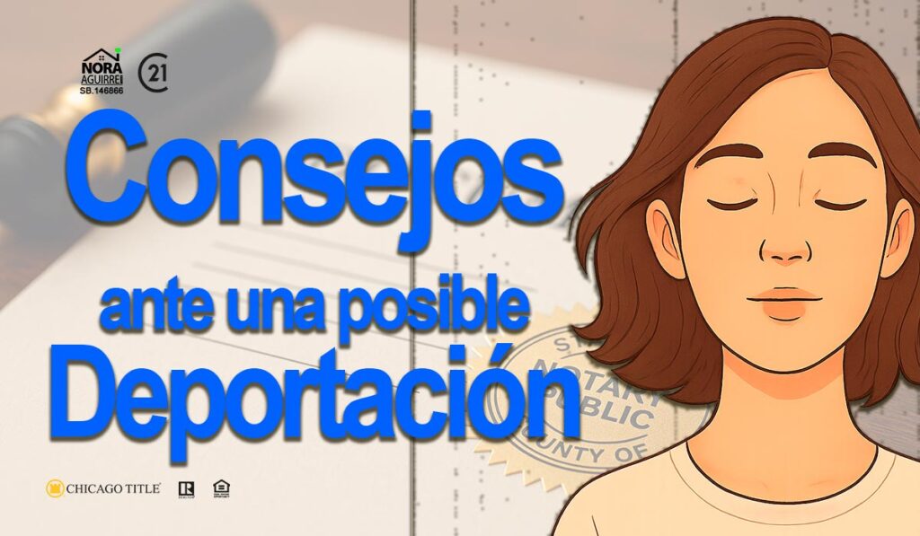 consejos ante una deportacion
