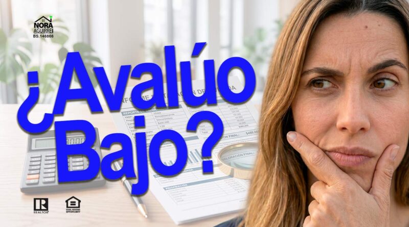 evaluacion para propiedad me salio baja