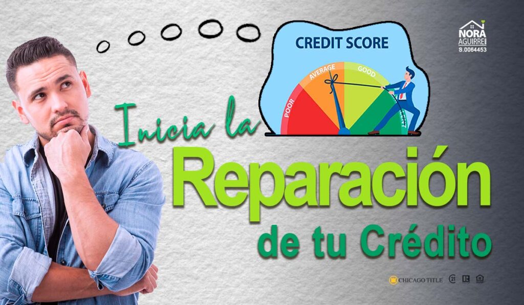 inicia la reparación de crédito