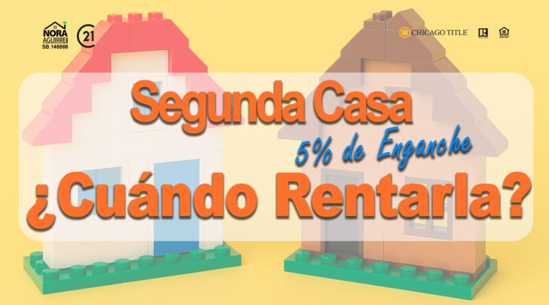 Cuánto tiempo debo vivir en mi casa comprada con 5 por ciento de enganche antes de rentarla