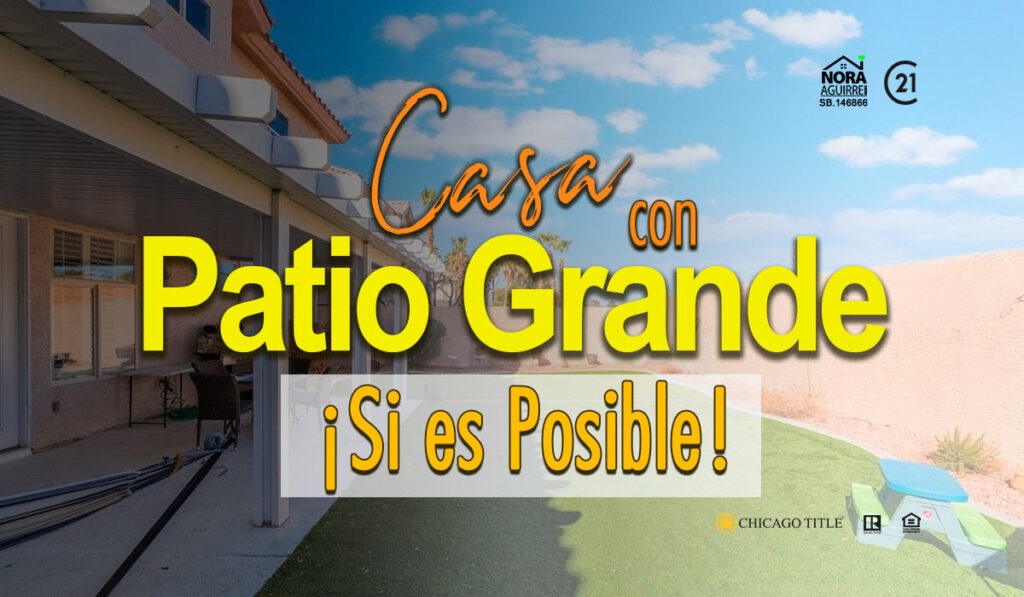 refinanciar casa con patio grande