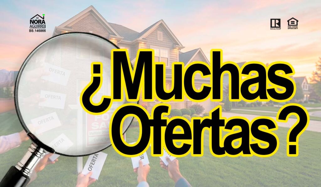 ¿Qué sucede cuando la casa que quieres recibe múltiples ofertas? 2 casa recibe multiples ofertas