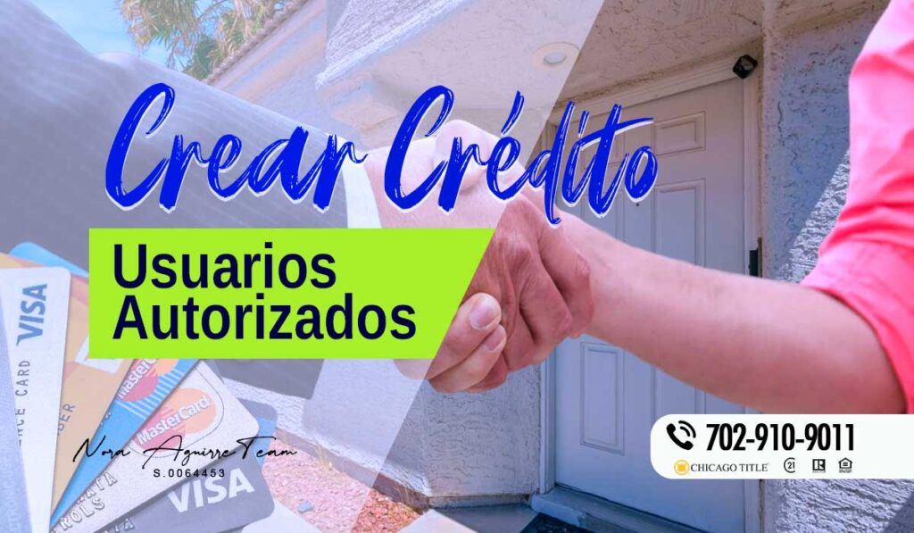 ayudar a crear crédito como usuario autorizado