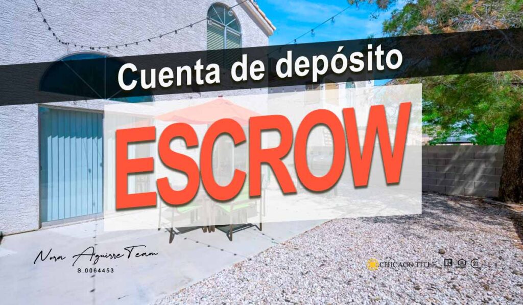 Escrow, depósito en garantía al comprar tu vivienda 2 cuenta de depósito escrow