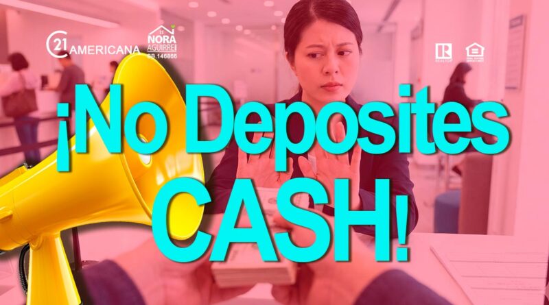 no deposites cash al momento de comprar casa