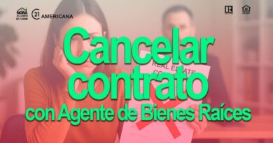 cancelar contrato con agente de bienes raices