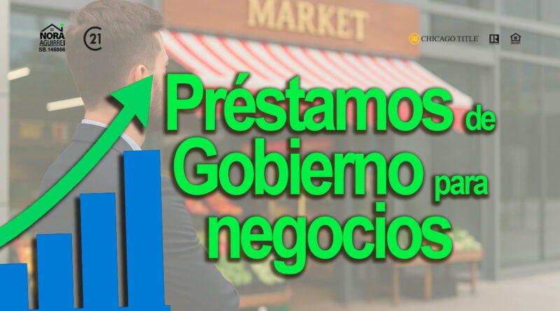 prestamos de gobierno para negocios sba