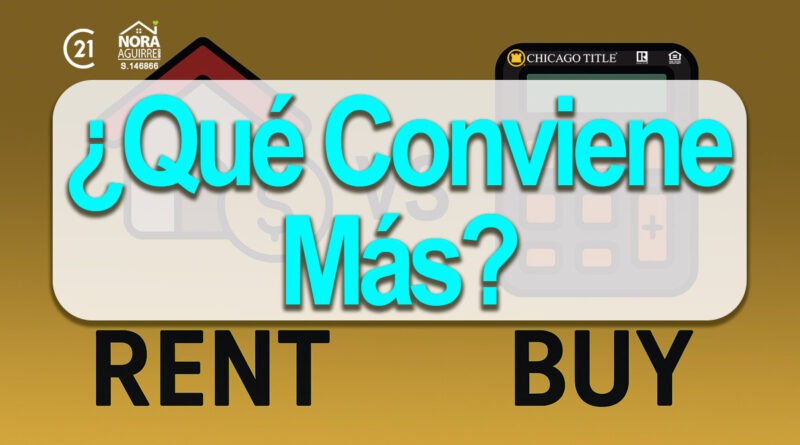 rentar versus comprar