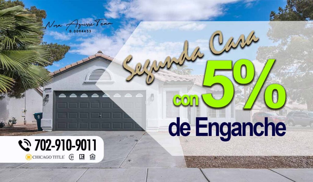 compra otra casa con el 5% de enganche